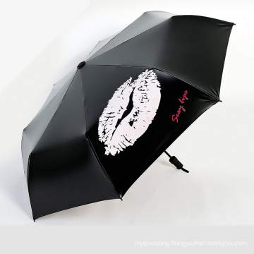 A17 5 fold umbrella color changing umbrella compact umbrella